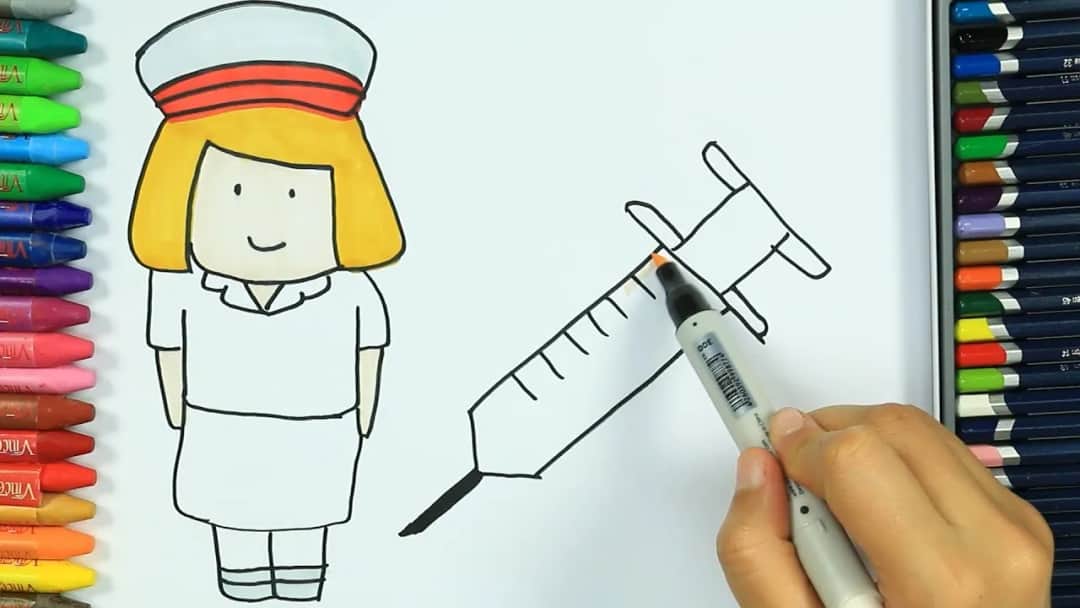 Jak narysować gabinet pielęgniarki szkolnej - proste kroki i porady