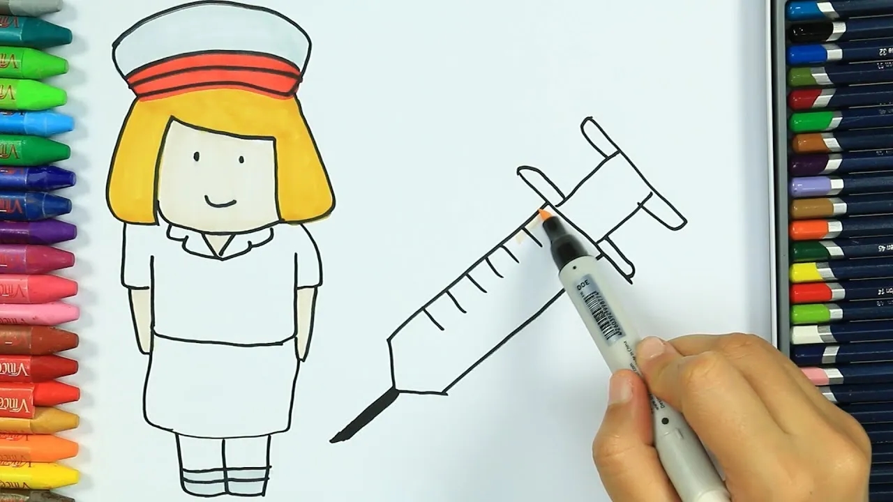 Jak narysować gabinet pielęgniarki szkolnej - proste kroki i porady